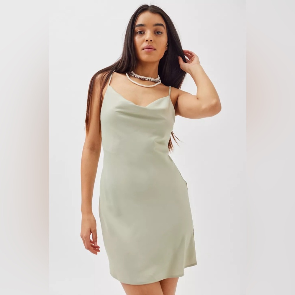 Cowl Neck Slip Dress